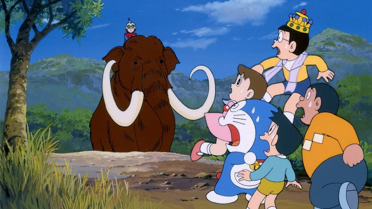 Doraemon: Nobita and the Kingdom of Clouds (1992) still