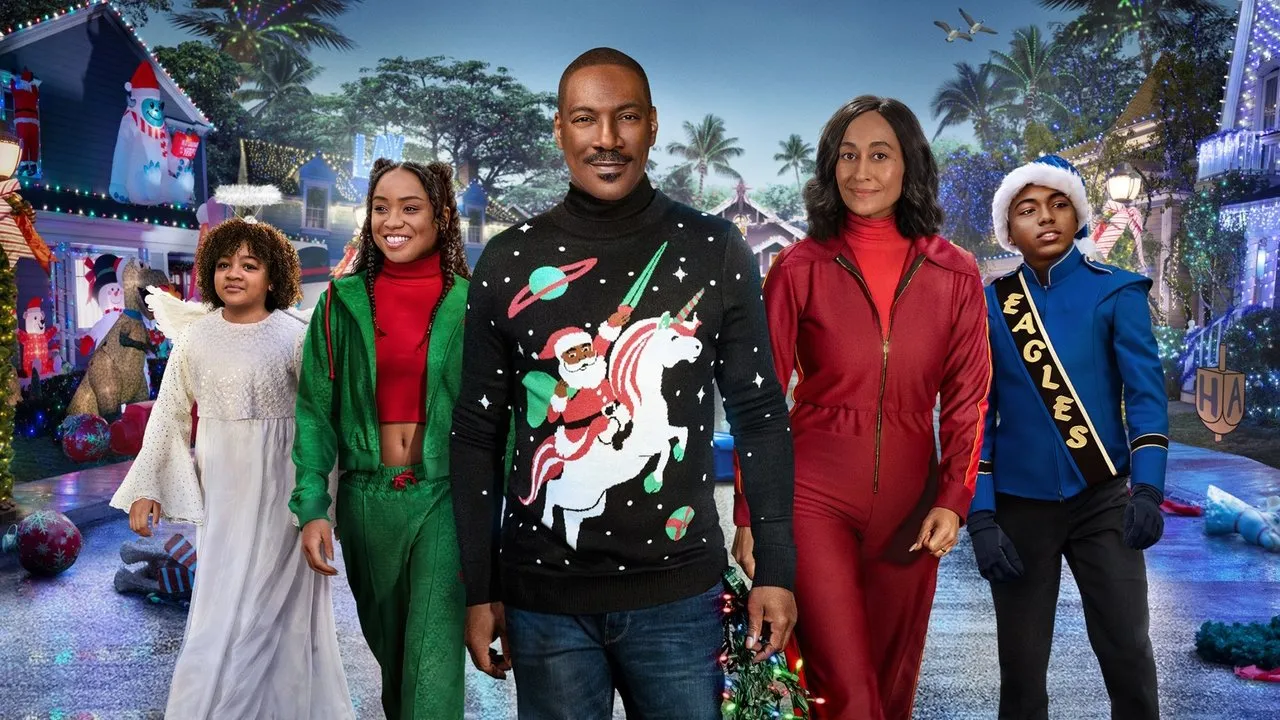 Candy Cane Lane (2023) still